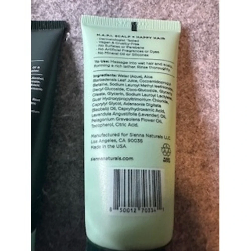 Sienna Naturals Dream Curl Mousse HAPI Shampoo Untangled Detangler Set 3pc New